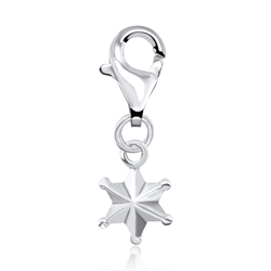 Christmas's Star Silver Charms CH-74